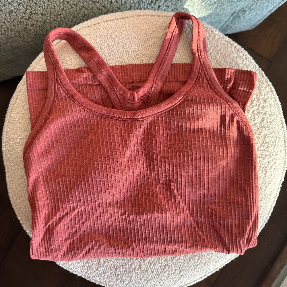 Lululemon Ebb to Street Tank Top - Terracotta